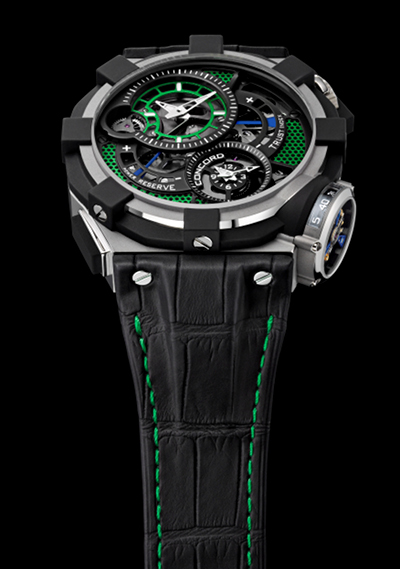 Concord C1 Tourbillon POP Gravity. Green nano particles