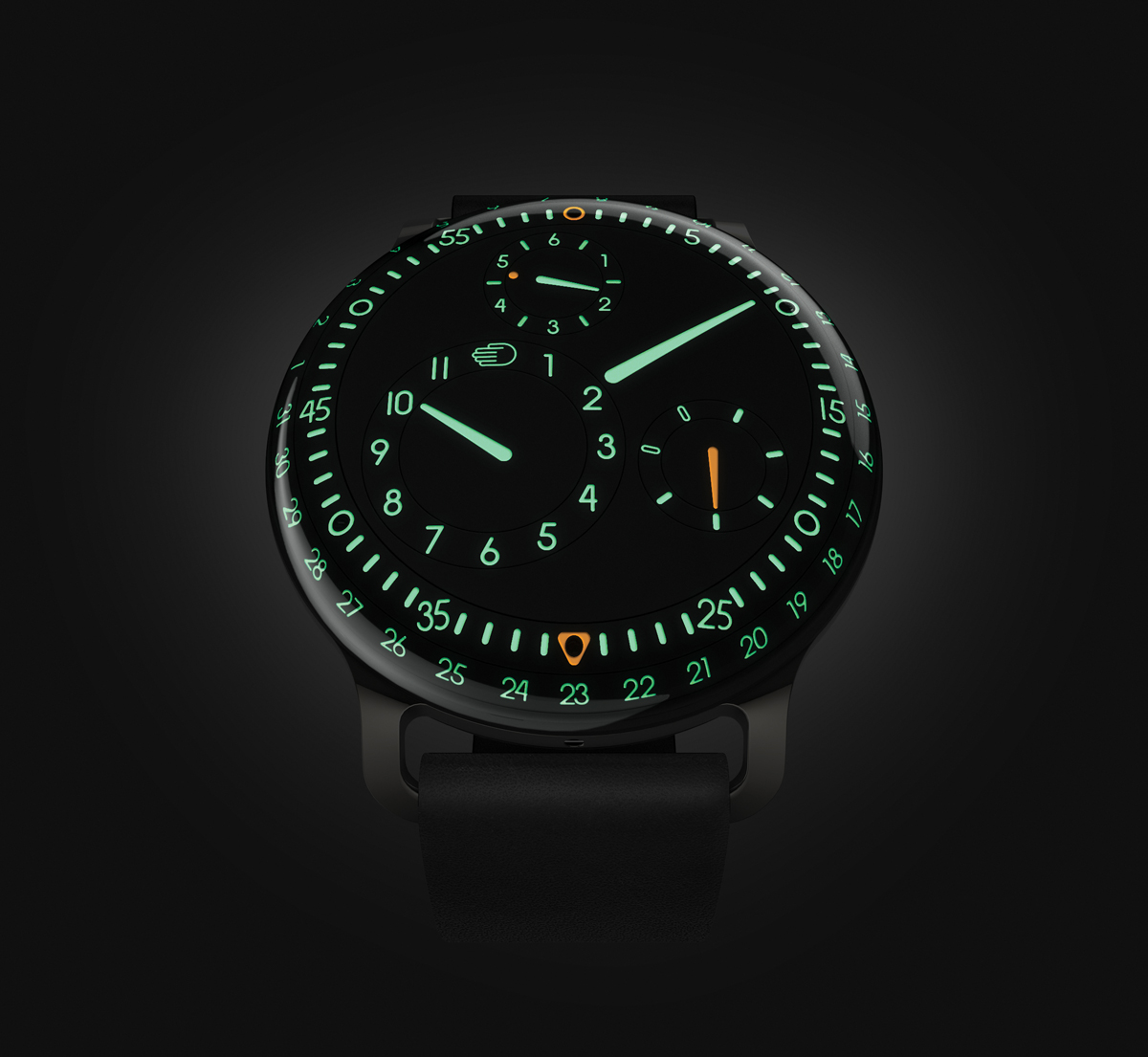 Ressence Type 3 liquid filled watch gives dial illusion