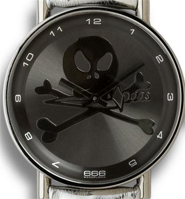 666 Skull Watch