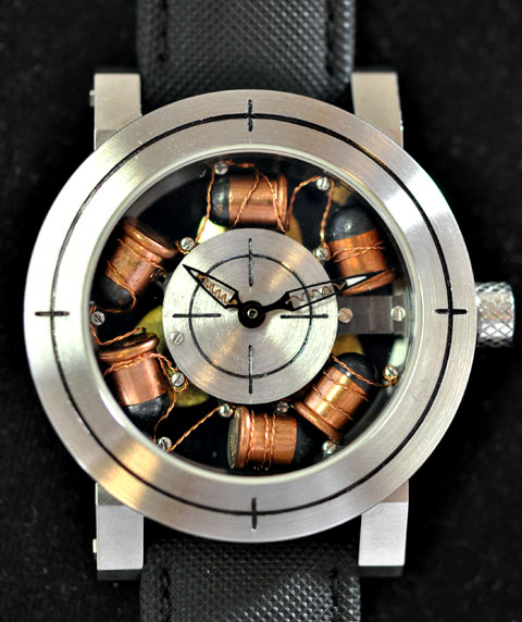 Artya "Son of a Gun" has real bullets in the dial. 2