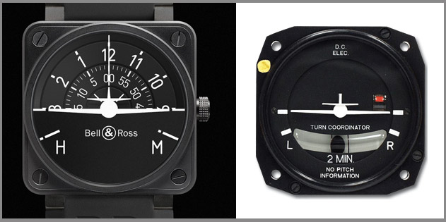 Bell and ross turn instrument Aircraft dashboard gauges inspire Bell and Ross instrument watches