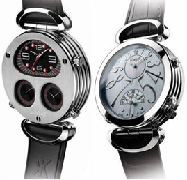 Korloff Voyageur Kalahari Edition. Split personality watch features 5 movements.