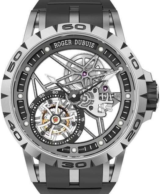 New Roger Dubuis Excalibur Spider Skeleton has skeletonized case, dial and hands. 1