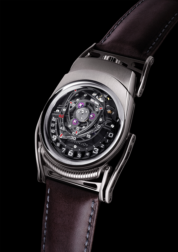 Rotary engine inspired watch 