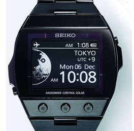 Seiko “active matrix” E-Ink watch