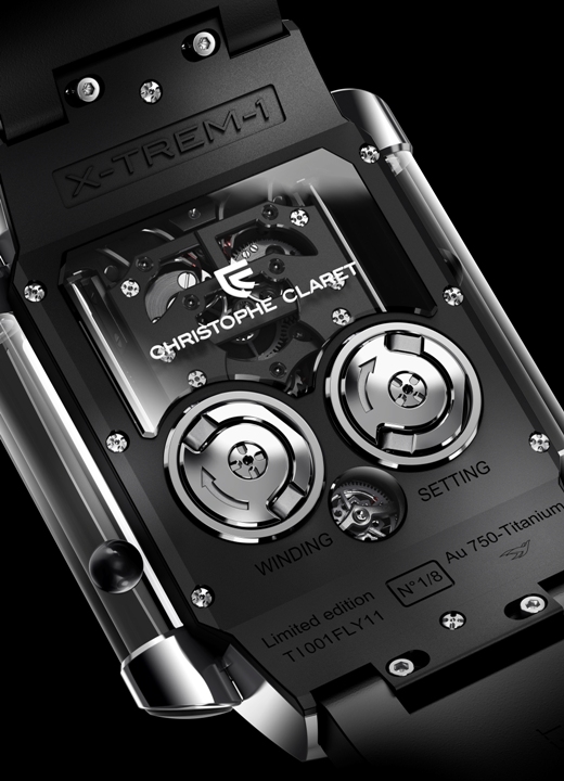 christophe claret x trem 1 10 Magically floating Metal balls tell the time with the Christophe Claret X TREM-1